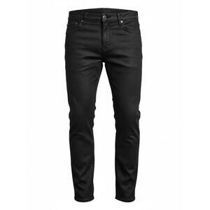 Young Republic Slim Straight Pants Mens 33 Black High Sheen Edgy Goth Excellent